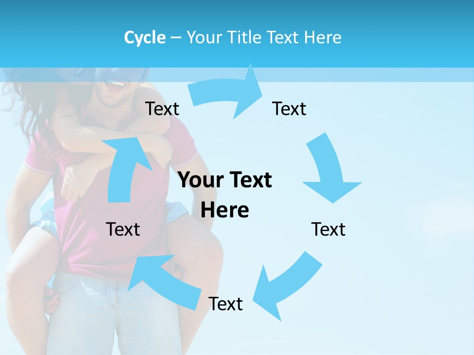 Brunette Bonding Couple PowerPoint Template