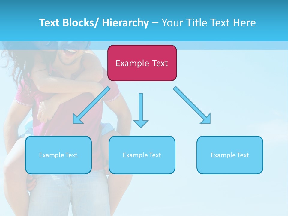 Brunette Bonding Couple PowerPoint Template