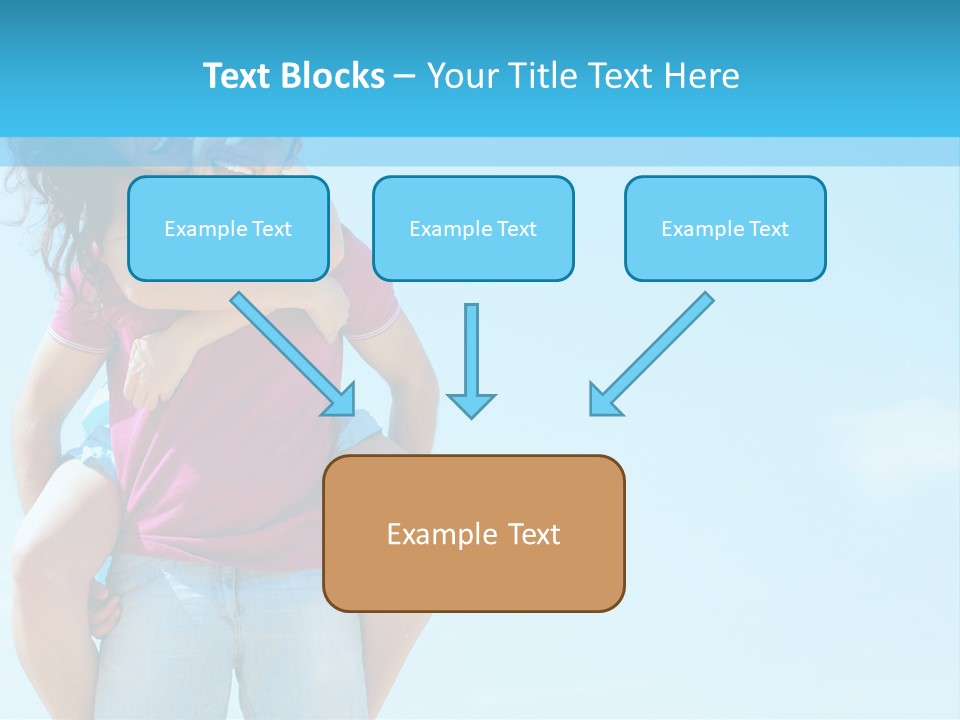 Brunette Bonding Couple PowerPoint Template