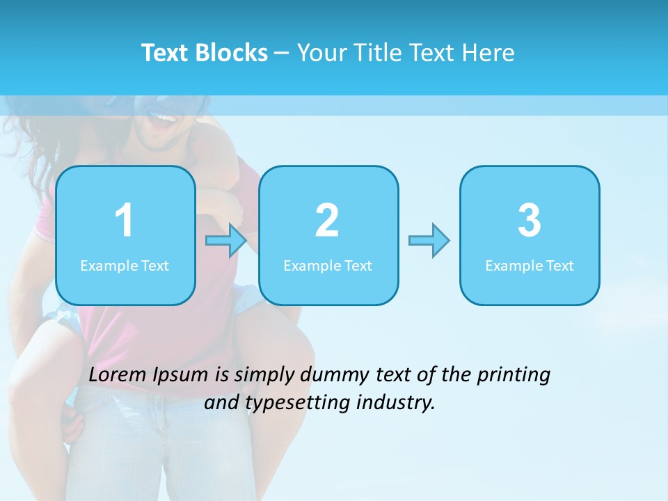 Brunette Bonding Couple PowerPoint Template