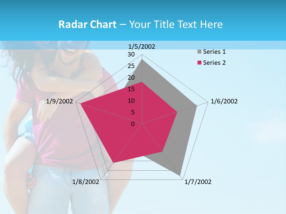 Brunette Bonding Couple PowerPoint Template