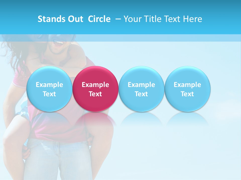 Brunette Bonding Couple PowerPoint Template