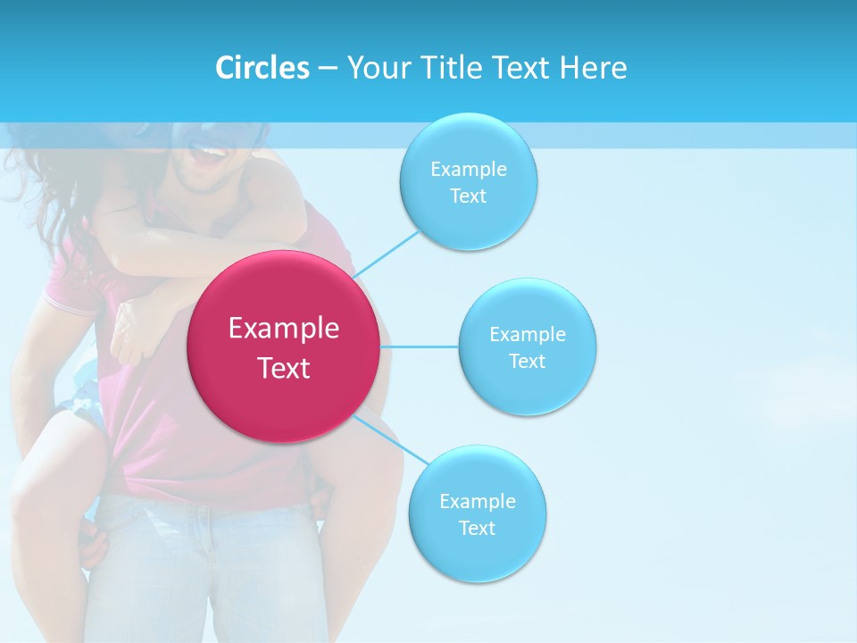 Brunette Bonding Couple PowerPoint Template