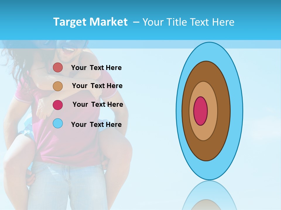 Brunette Bonding Couple PowerPoint Template