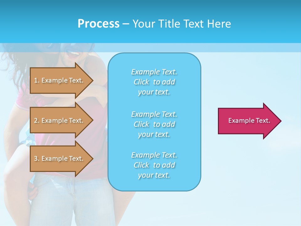 Brunette Bonding Couple PowerPoint Template