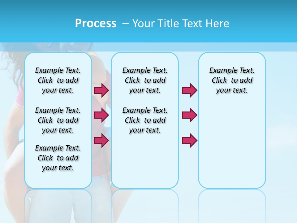Brunette Bonding Couple PowerPoint Template