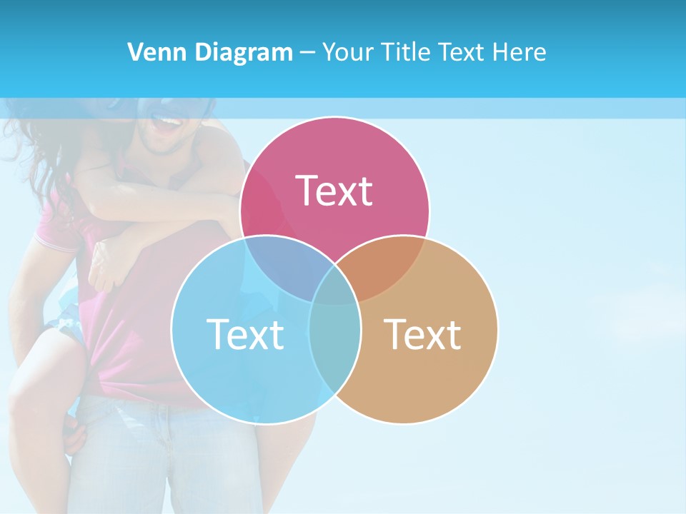 Brunette Bonding Couple PowerPoint Template