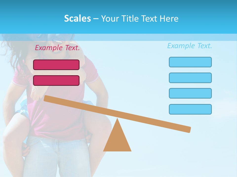 Brunette Bonding Couple PowerPoint Template