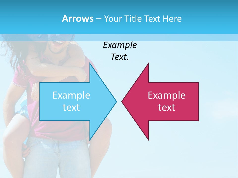 Brunette Bonding Couple PowerPoint Template