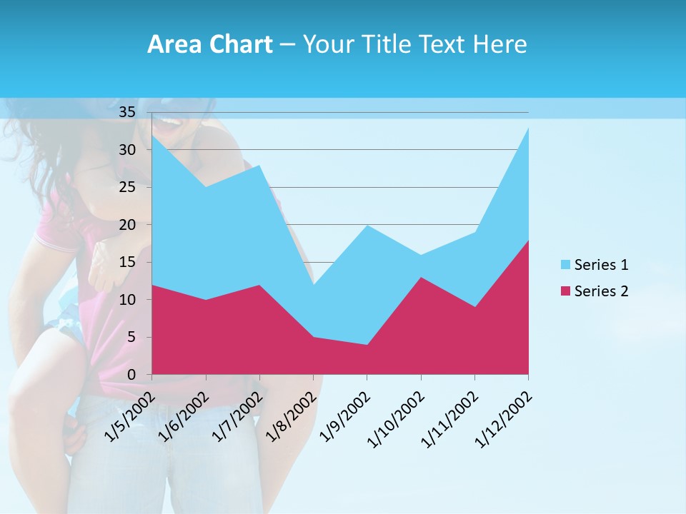 Brunette Bonding Couple PowerPoint Template