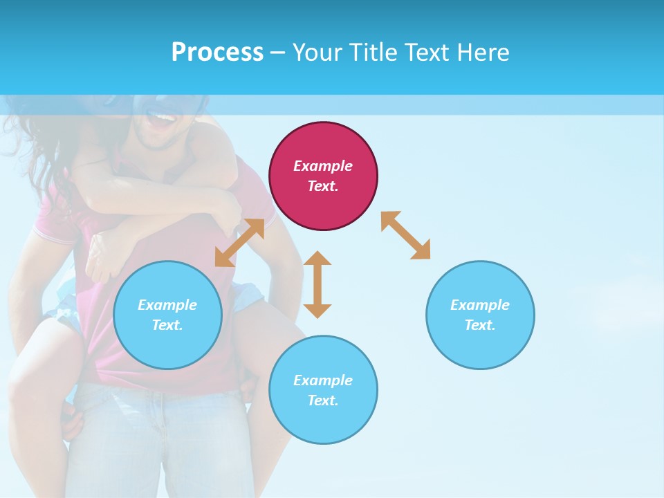 Brunette Bonding Couple PowerPoint Template