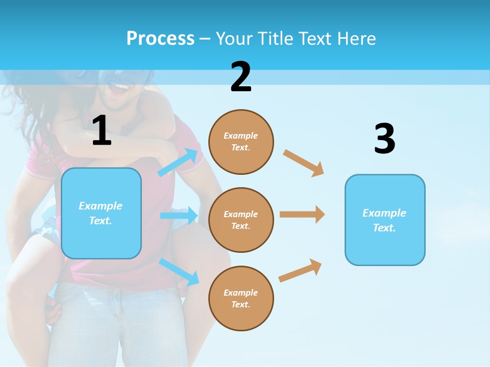 Brunette Bonding Couple PowerPoint Template