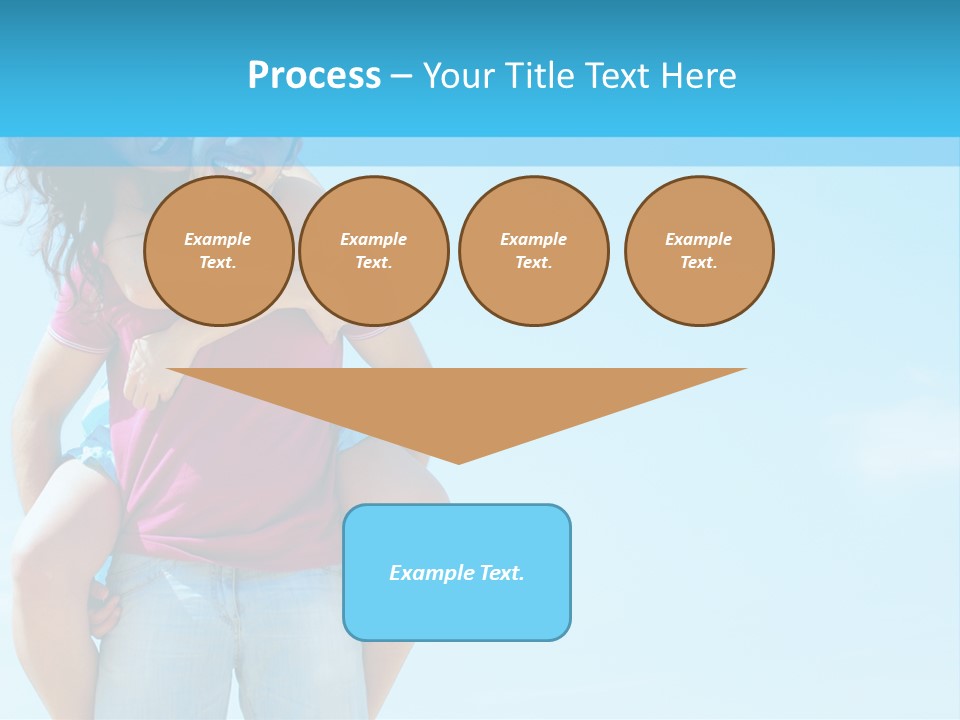 Brunette Bonding Couple PowerPoint Template