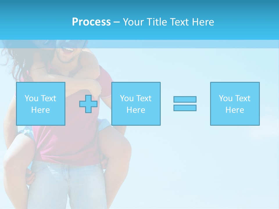 Brunette Bonding Couple PowerPoint Template