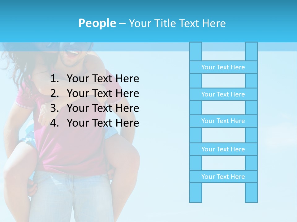 Brunette Bonding Couple PowerPoint Template