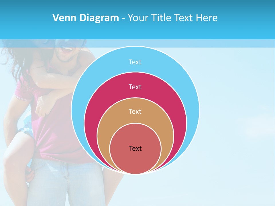Brunette Bonding Couple PowerPoint Template