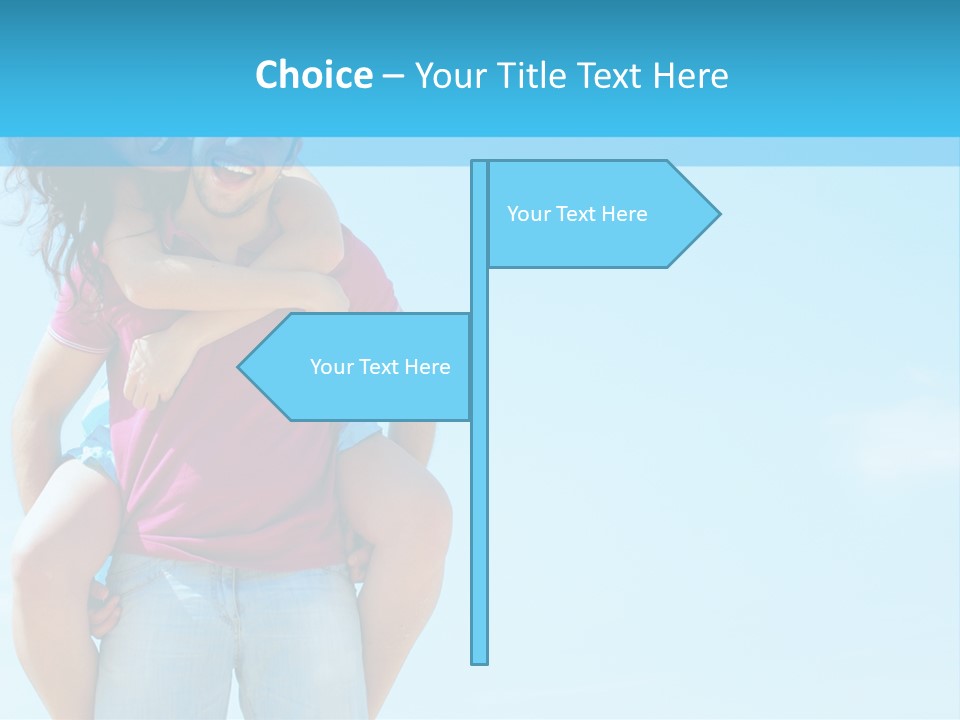 Brunette Bonding Couple PowerPoint Template