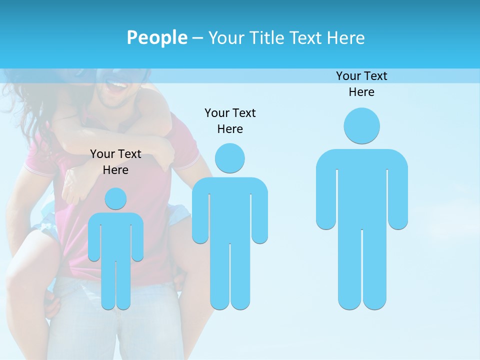 Brunette Bonding Couple PowerPoint Template