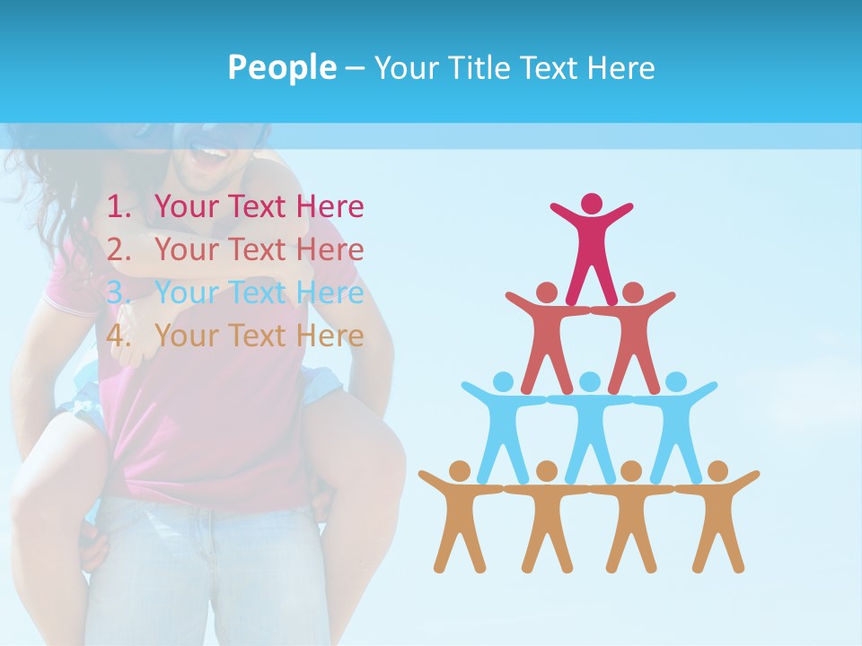 Brunette Bonding Couple PowerPoint Template