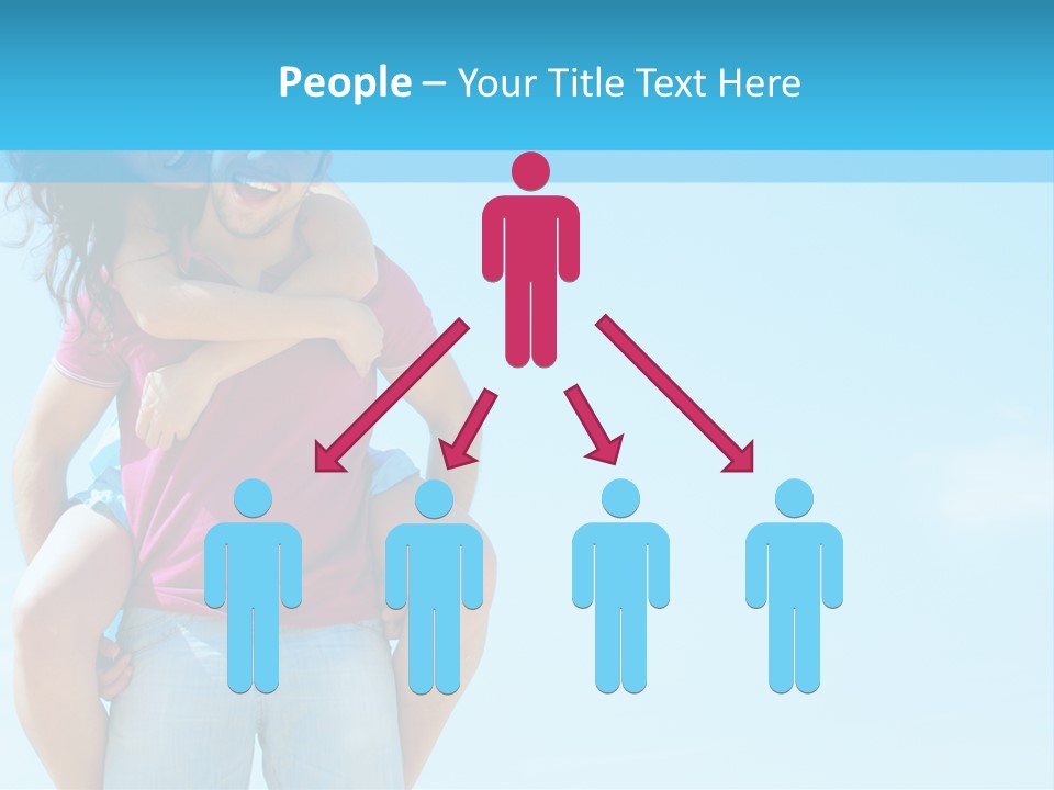 Brunette Bonding Couple PowerPoint Template