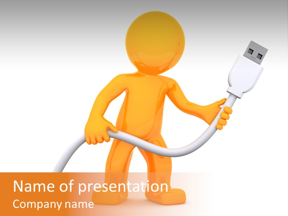 People Connection Technology PowerPoint Template