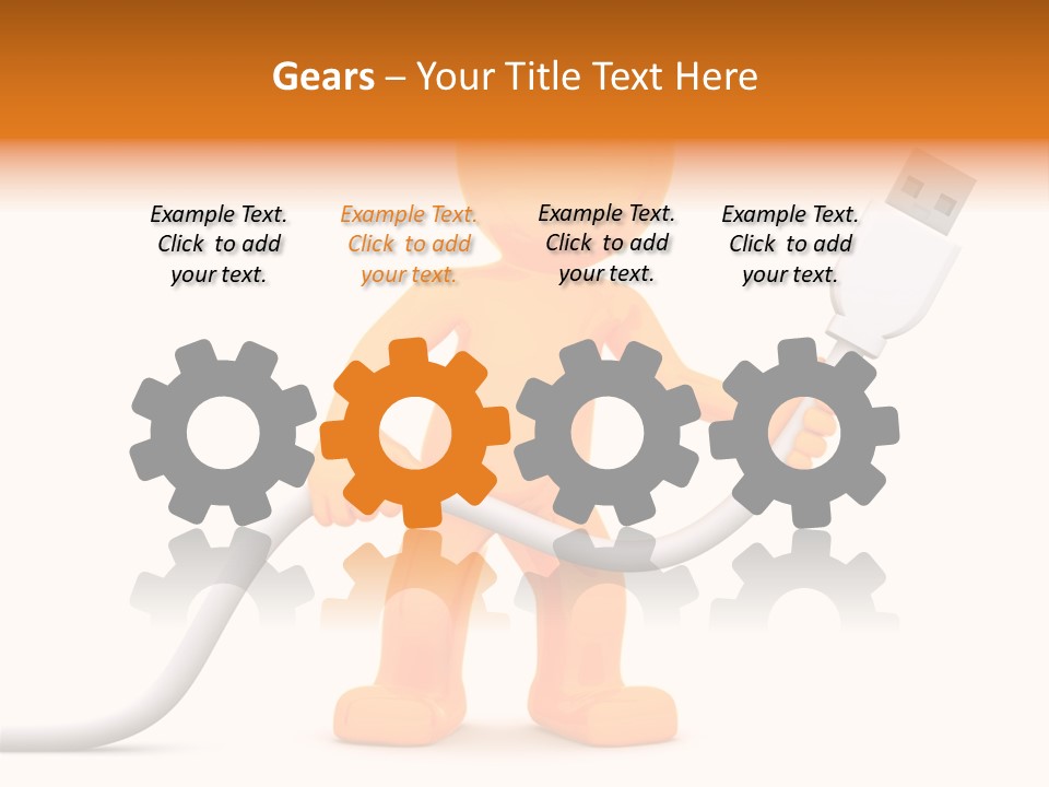 People Connection Technology PowerPoint Template