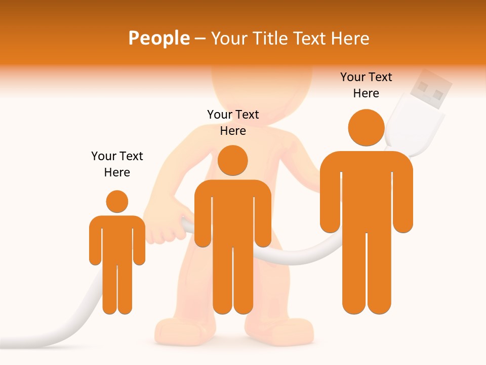 People Connection Technology PowerPoint Template