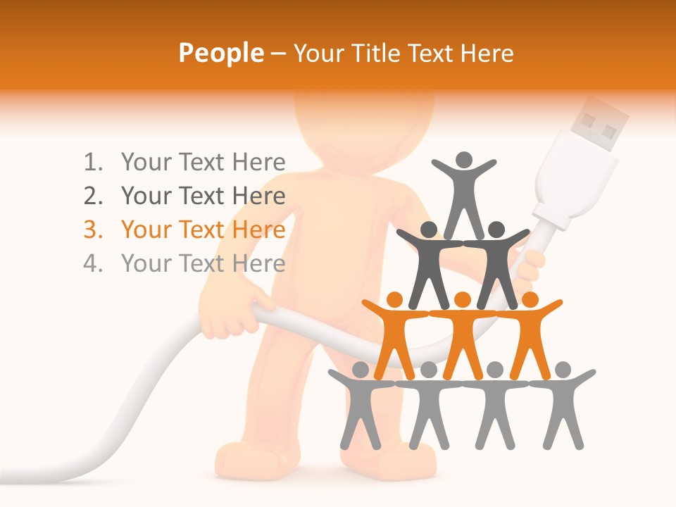 People Connection Technology PowerPoint Template