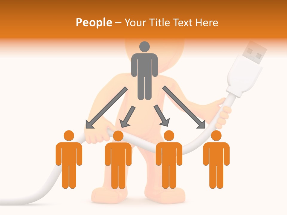 People Connection Technology PowerPoint Template