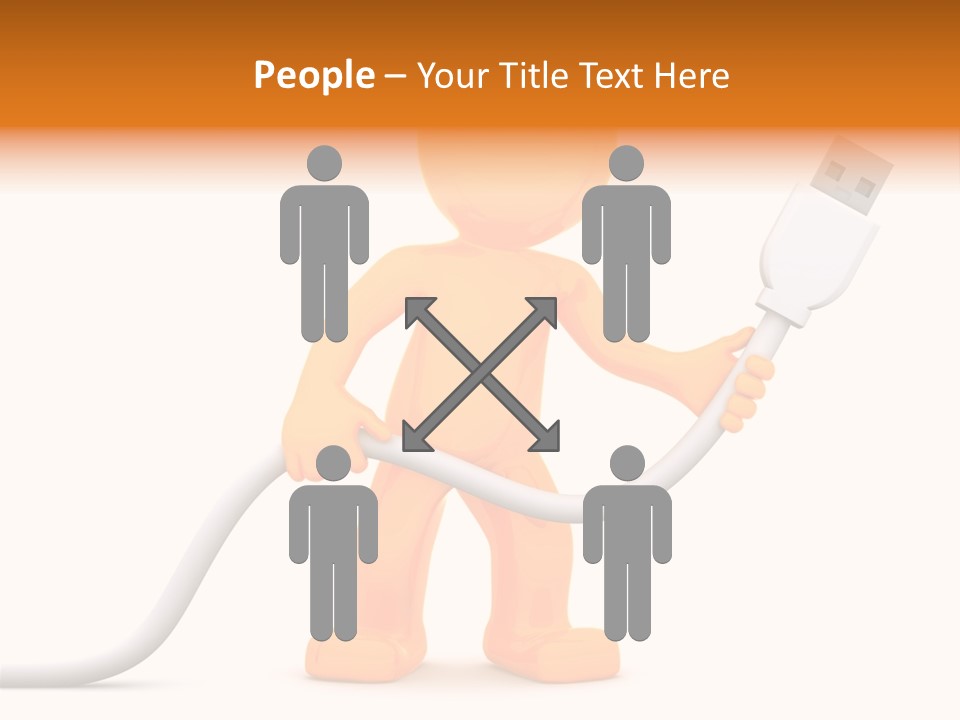 People Connection Technology PowerPoint Template