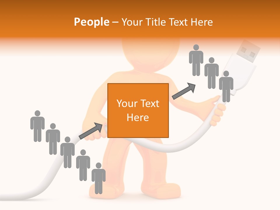 People Connection Technology PowerPoint Template