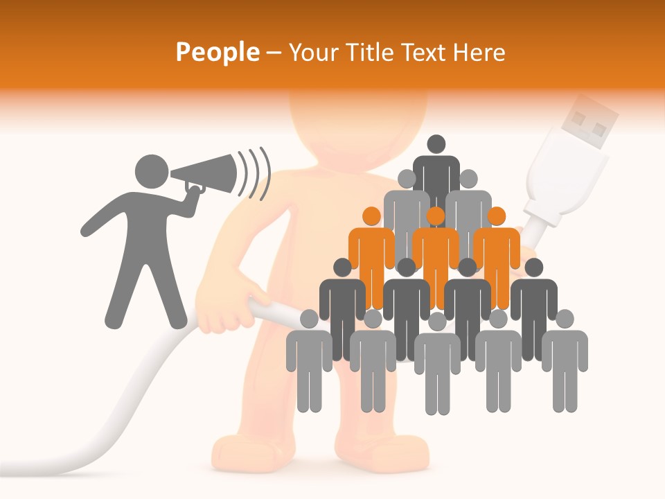 People Connection Technology PowerPoint Template