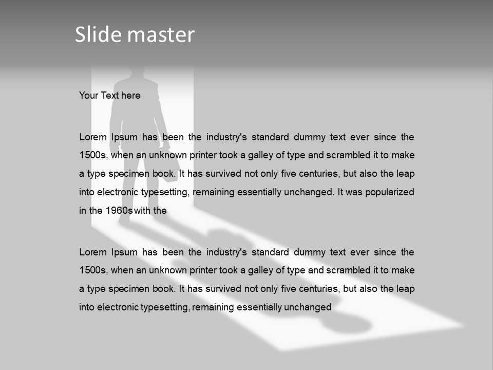 Person Choice End PowerPoint Template