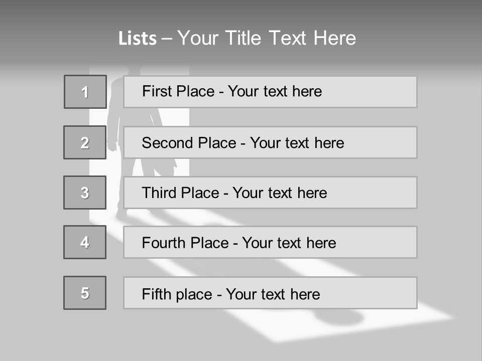 Person Choice End PowerPoint Template