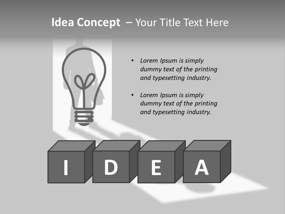Person Choice End PowerPoint Template