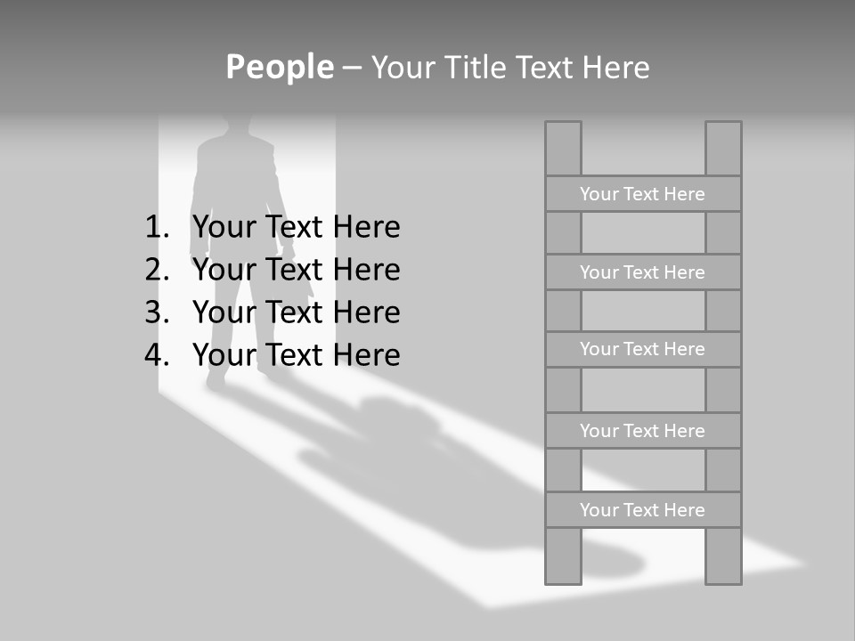 Person Choice End PowerPoint Template