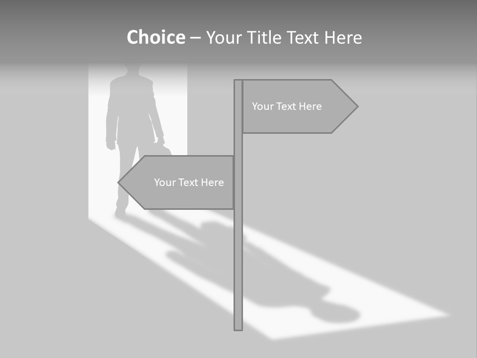 Person Choice End PowerPoint Template