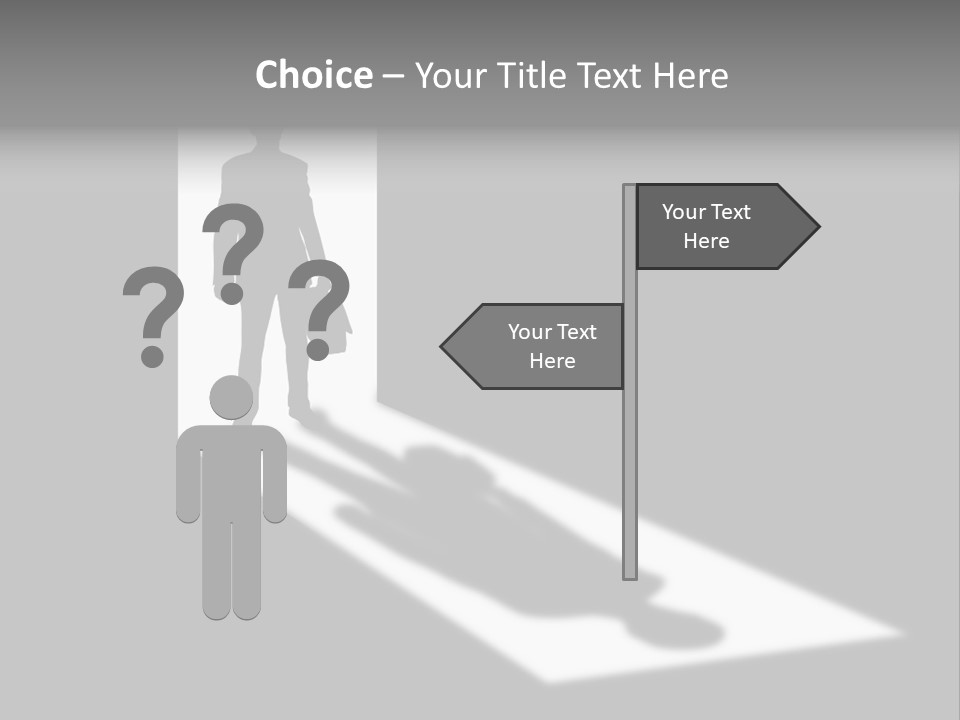 Person Choice End PowerPoint Template