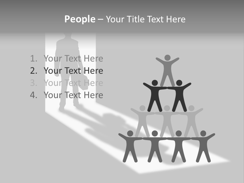 Person Choice End PowerPoint Template