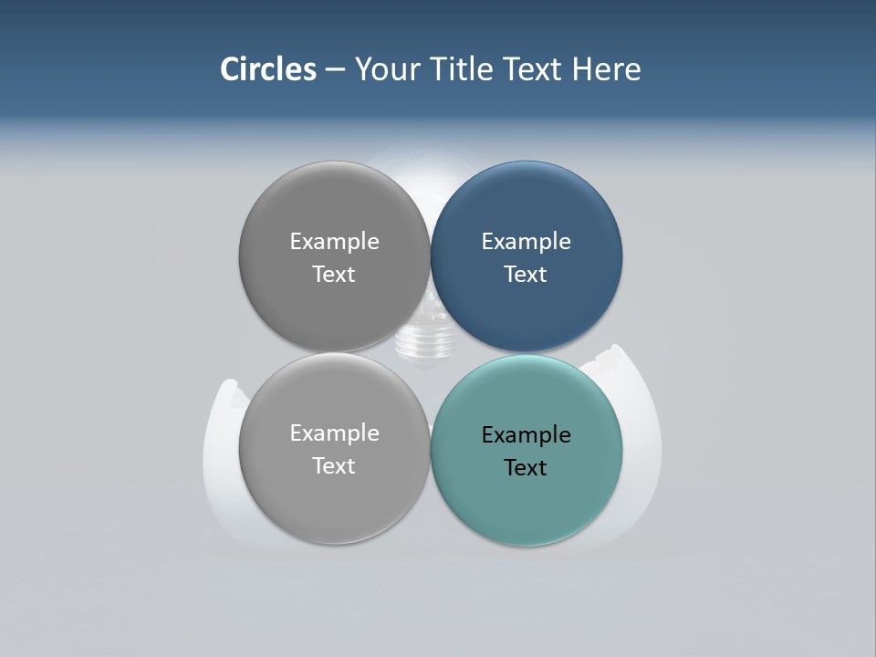 Abstract Horizontal Glowing PowerPoint Template