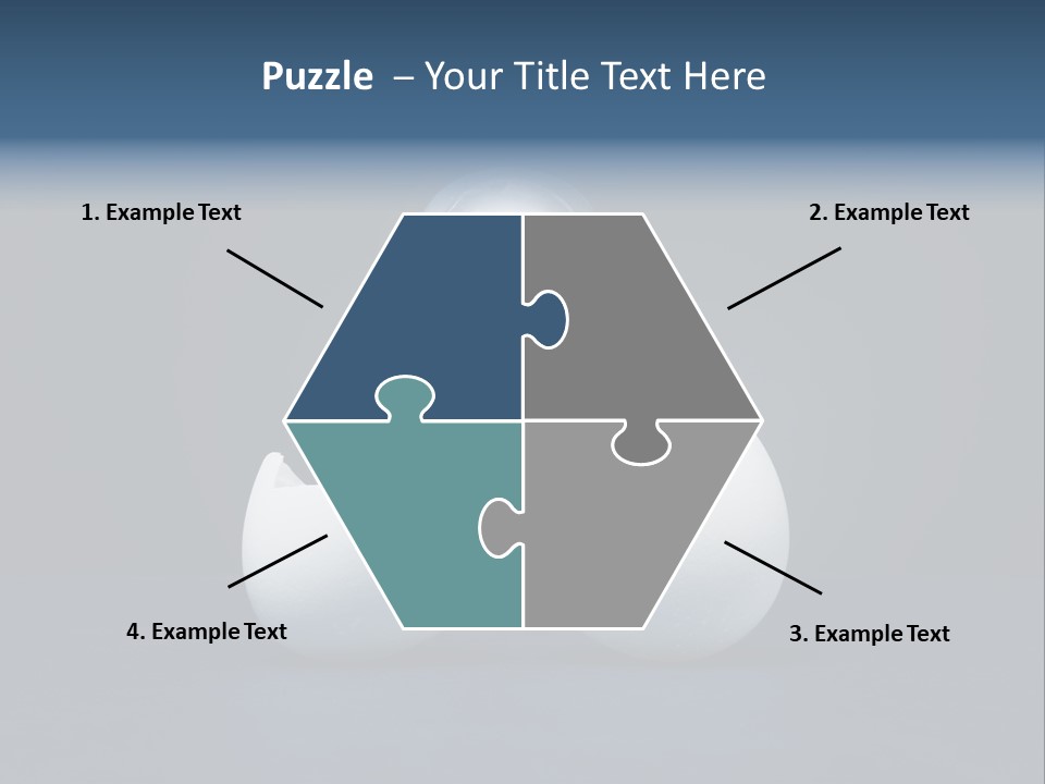 Abstract Horizontal Glowing PowerPoint Template