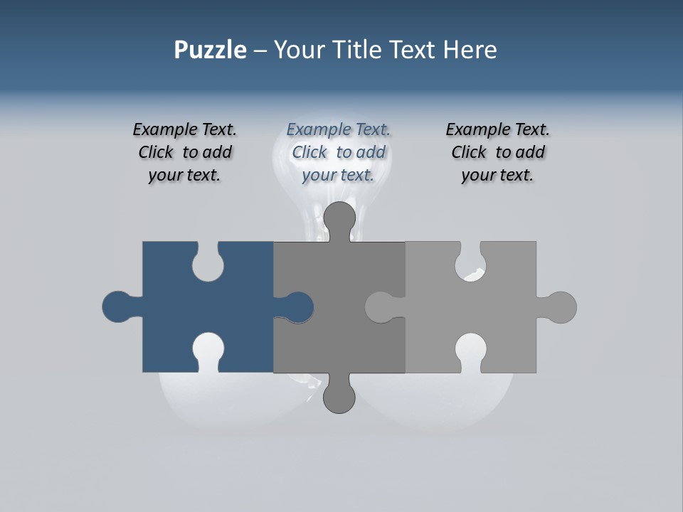 Abstract Horizontal Glowing PowerPoint Template