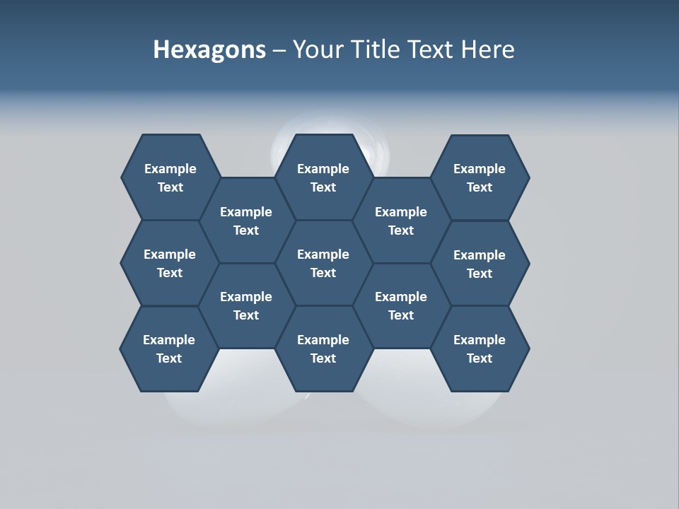 Abstract Horizontal Glowing PowerPoint Template