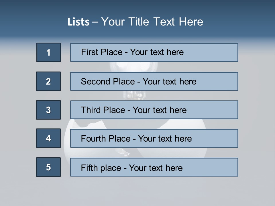 Abstract Horizontal Glowing PowerPoint Template