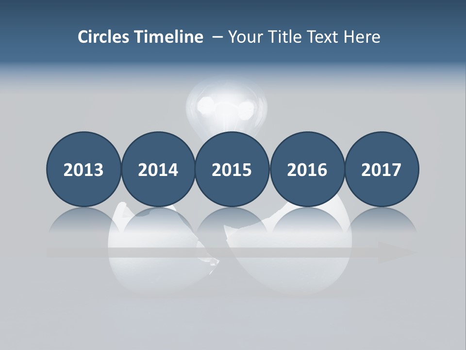 Abstract Horizontal Glowing PowerPoint Template