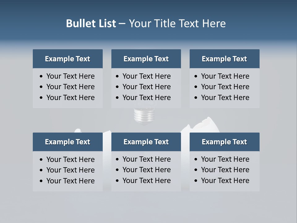 Abstract Horizontal Glowing PowerPoint Template