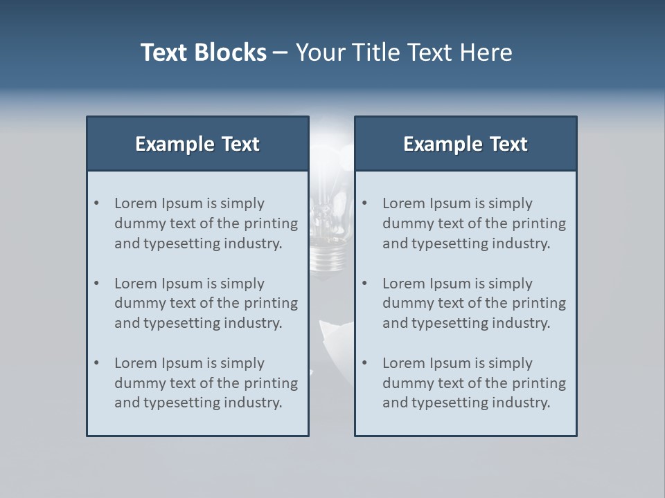 Abstract Horizontal Glowing PowerPoint Template