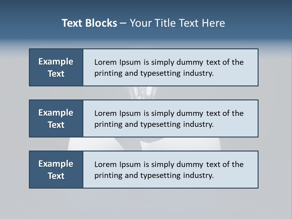 Abstract Horizontal Glowing PowerPoint Template