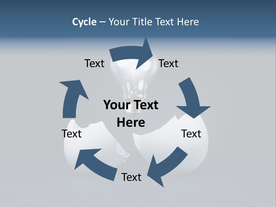 Abstract Horizontal Glowing PowerPoint Template