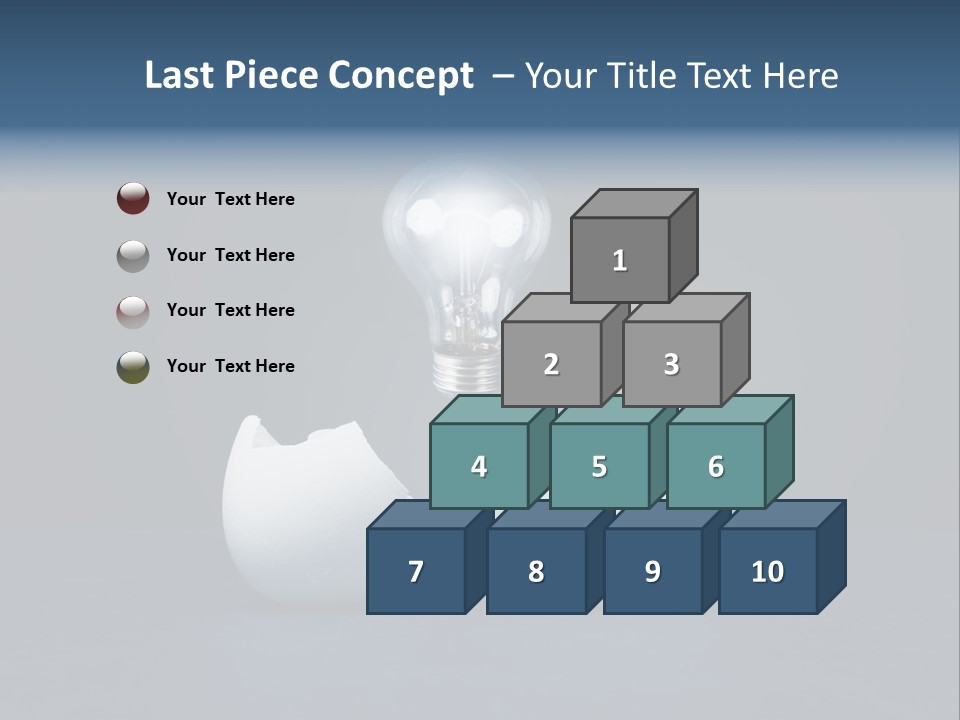 Abstract Horizontal Glowing PowerPoint Template